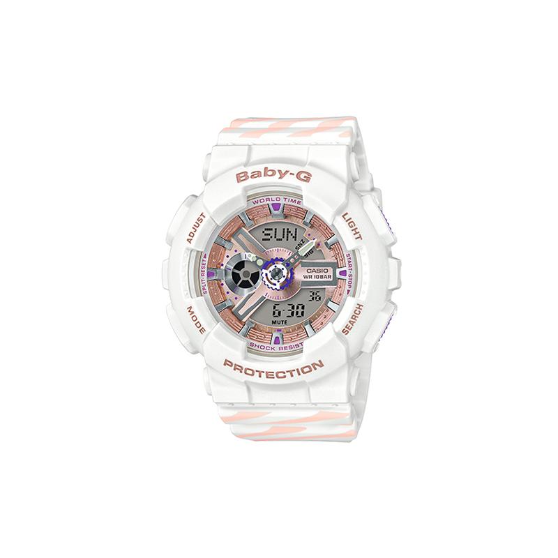 Casio BABY-G Тема Chance классический модный тренд водонепроницаемые спортивные часы кварцевый механизм полимерный ремешок японские и корейские часы женские BA-110CH-7A