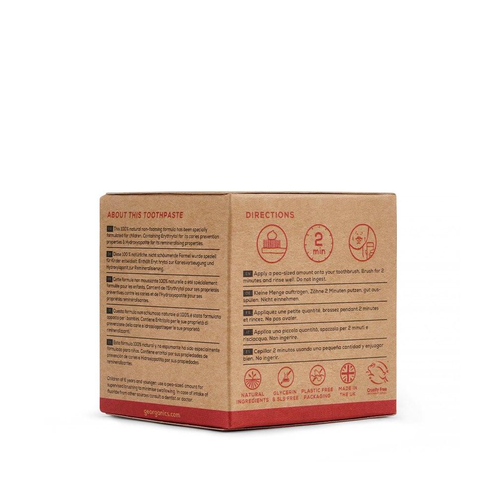 Pasta Do Zębów Dla Dzieci Z Fluorem Truskawkowa 60 Ml Georganics