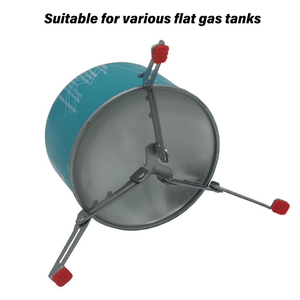 Складной кронштейн для газового баллона, подставка для баллона, держатель для плоского газового баллона, подставка-кронштейн для газовой горелки, для походов на открытом воздухе, пикников, приготовления пищи
