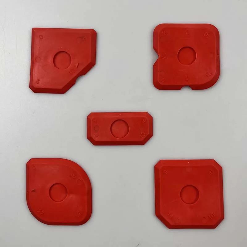 Набор силиконовых инструментов для уплотнения швов, шпатель для герметика, скребок для плитки, оконная затирка, удаление кромок, кухонные строительные инструменты