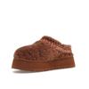 UGG Tazz Braid Slipper Hardwood Women Sneakers Brown 1143976-HWD