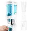 Umimile Wall-Mounted Refillable Mouthwash Dispenser, 900ml, with 10 ABS Cups (White)