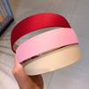 8 Colors Girls Satin Alice Hair Band Hair Hoop Wide HeadBand Fabric