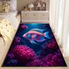 Colorful Tropical Fish Design suitable as a non-slip mat for the living room or bedroom sofa