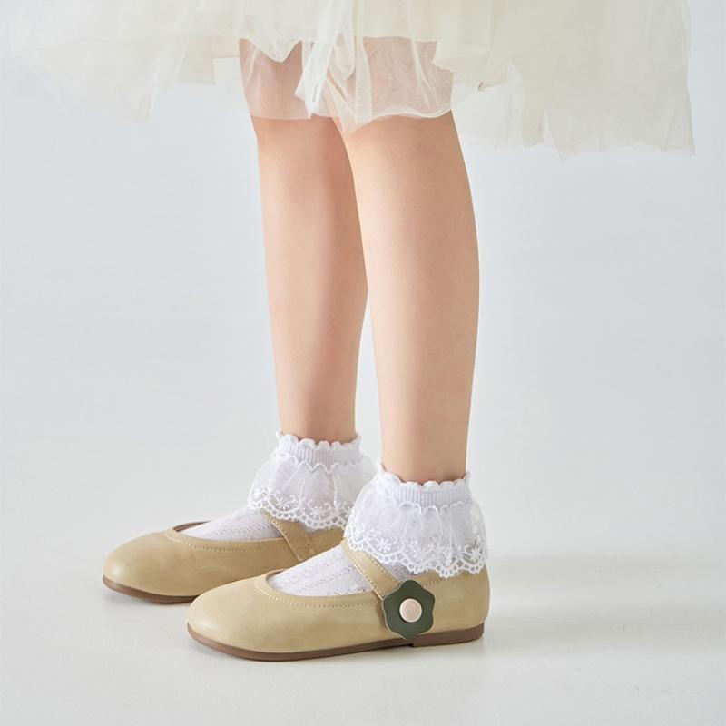 Детские хлопковые носки для девочек, однотонные детские носки для девочек, кружевные модные мягкие красивые детские носки для малышей, новинка лета