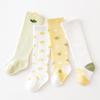 Милые летние детские длинные носки, тонкие дышащие сетчатые антимоскитные чулки для малышей, хлопковые солнцезащитные носки для младенцев выше колена