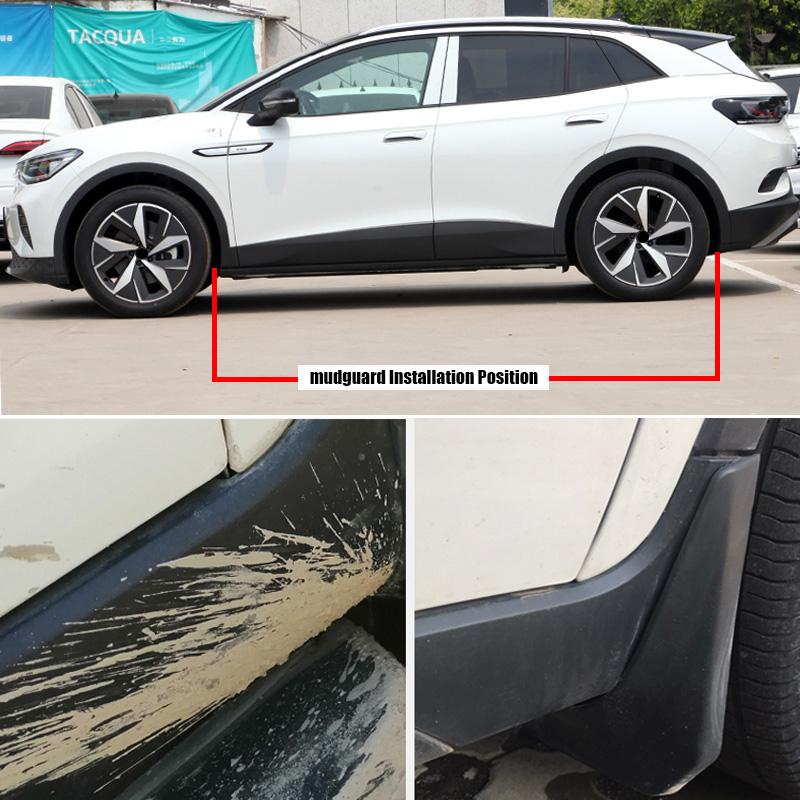 Автомобильные брызговики TONLINKER для Volkswagen VW ID.4 ID4-настоящие брызговики, брызговики на крыло, 4 шт.