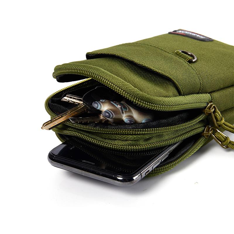 Двухслойная сумка EDC Molle для улицы, военная поясная сумка-бананка для мужчин, сумка-подсумок для телефона