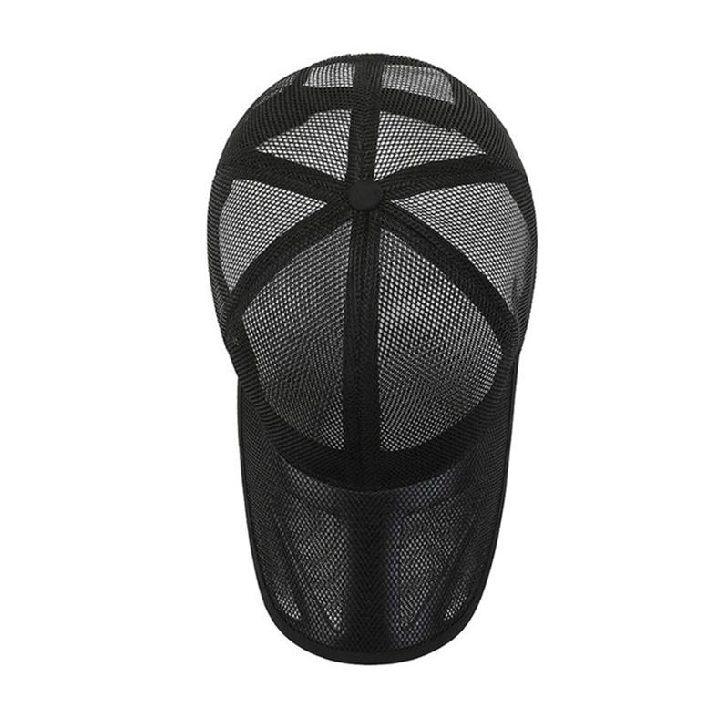 Men's Duck Tongue Hat Spring/Summer Breathable Mesh Hat Sunvisor Hat Comfortable Skin-Friendly Caps for Male