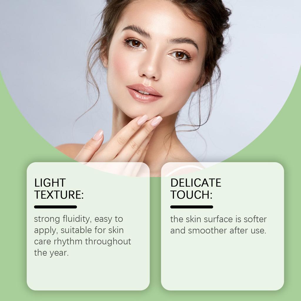 HOYGI Hyaluronic Acid Serum Light Green Hydrating Moisturizing Gentle Formula Non-Sticky