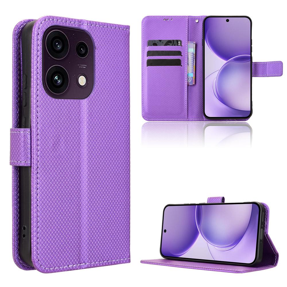 Flip Cover For OPPO Reno 16F / Reno 16FS Leather Case [Flip Vintage Leather] Shockproof Durable Retro Phone Case