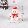 1PC Gifts Santa Claus Miniatures Christmas Tree Resin Figurines Snowman Fairy Garden Decor