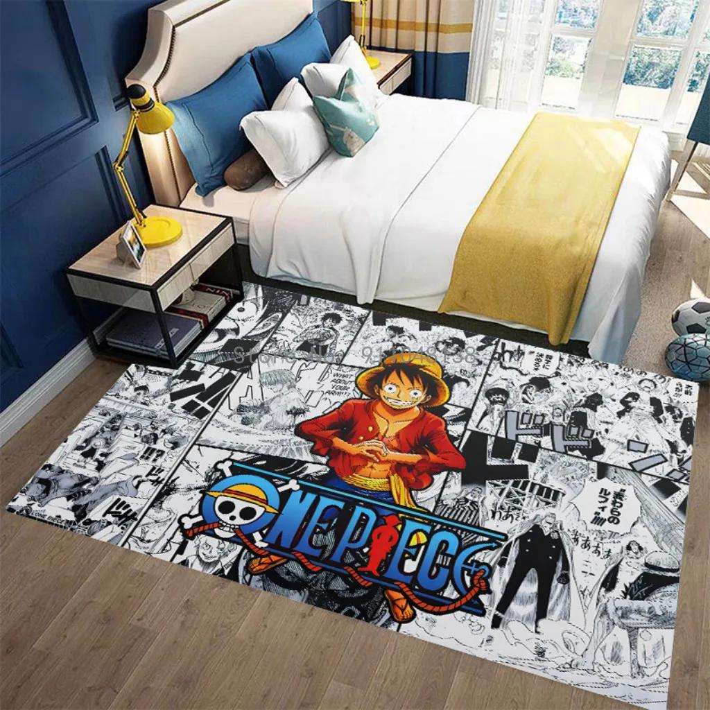 2026 Anime One Piece Japan Cartoon Area Rug Carpet Rug For Living Room Bedroom Sofa Doormat Decoration Kid Play Non-slip Floor