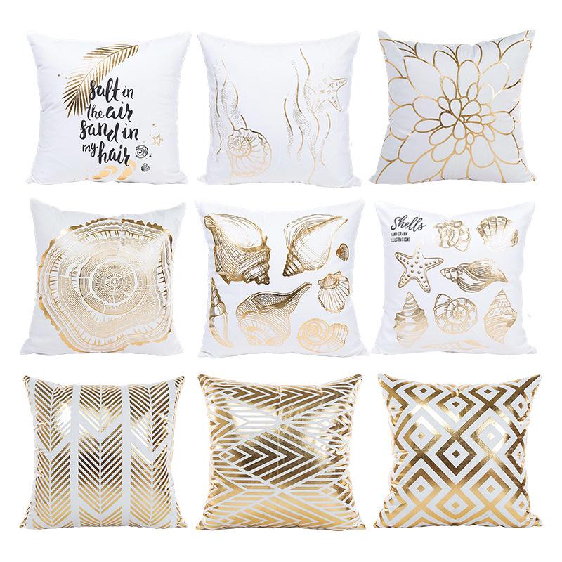 Новая летняя наволочка с горячим тиснением, мягкая и удобная, украшение для дивана, модная домашняя наволочка