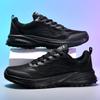 2025 New Casual Sports Breathable Lightweight Anti Slip Men'S Shoes Running Walking Casual Shoes Loafers Trendy Designer Black