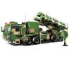 2023 военная ракетная машина времен Второй мировой войны, китайская армия, ракетный запуск дальнего действия, бронированная модель, строительные блоки, кирпичи, игрушки