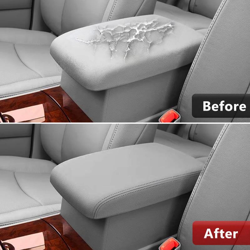 Серая кожаная крышка подлокотника центральной консоли для Toyota Highlander 2008-2013, сменная накладка-подушка для ящика подлокотника автомобиля