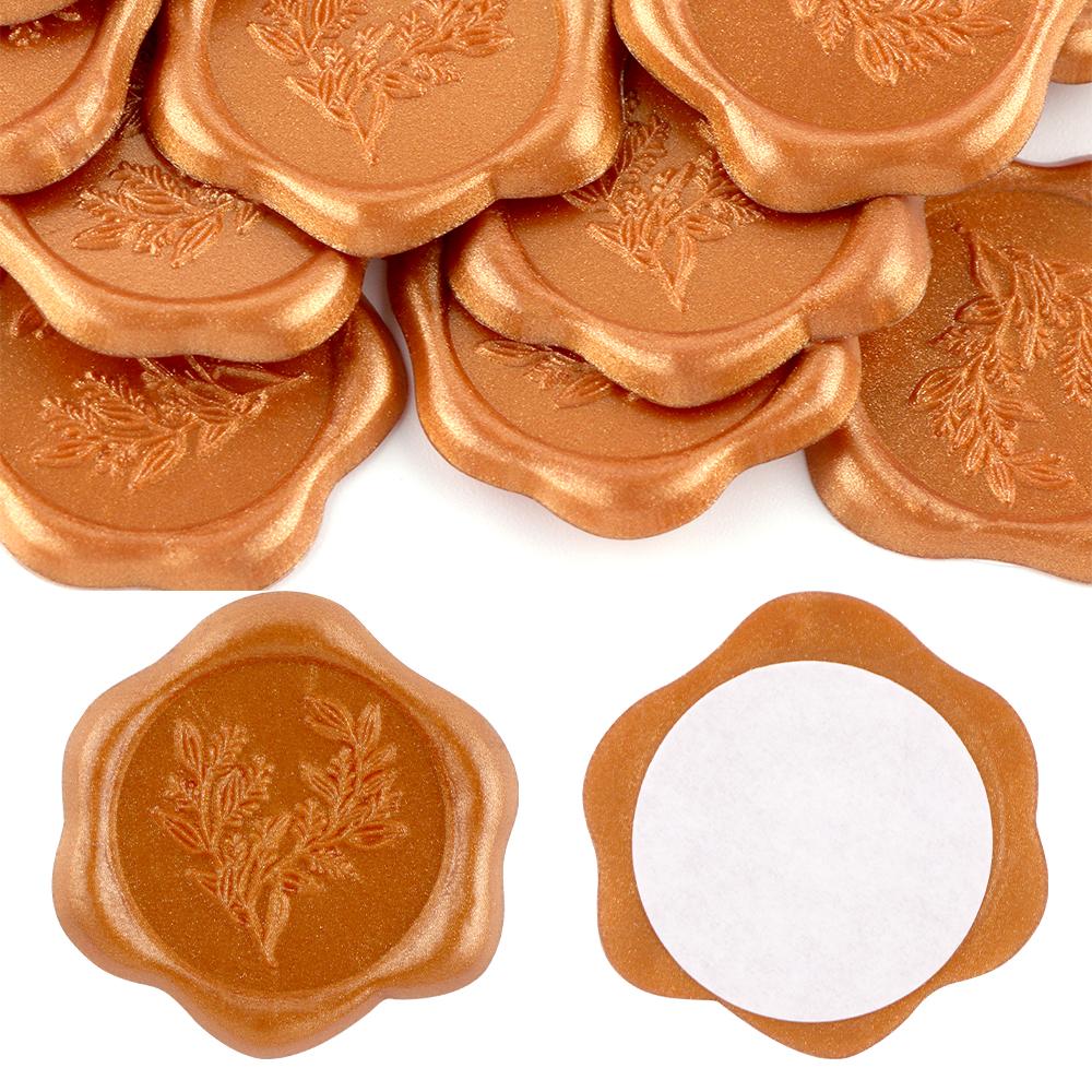 20 шт. Наклейки для восковой печати Многоцветные Эвкалипт Свадебное приглашение Конверт Самоклеящиеся наклейки-печати Идеально для приглашения