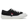 FILA Fusion Curve Versatile Simple Low-Top Canvas Shoes Women sneaker Black White T12W322105FBK