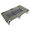 Raised Dog Bed Foldable Cooling Elevated Dog Bed Portable Raised Pet Cot for Outdoor Green