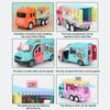 Forward/Backward Cooking Game Kitchen Role Play Ice Cream Truck Mini Inertia Car Van Lorry Model