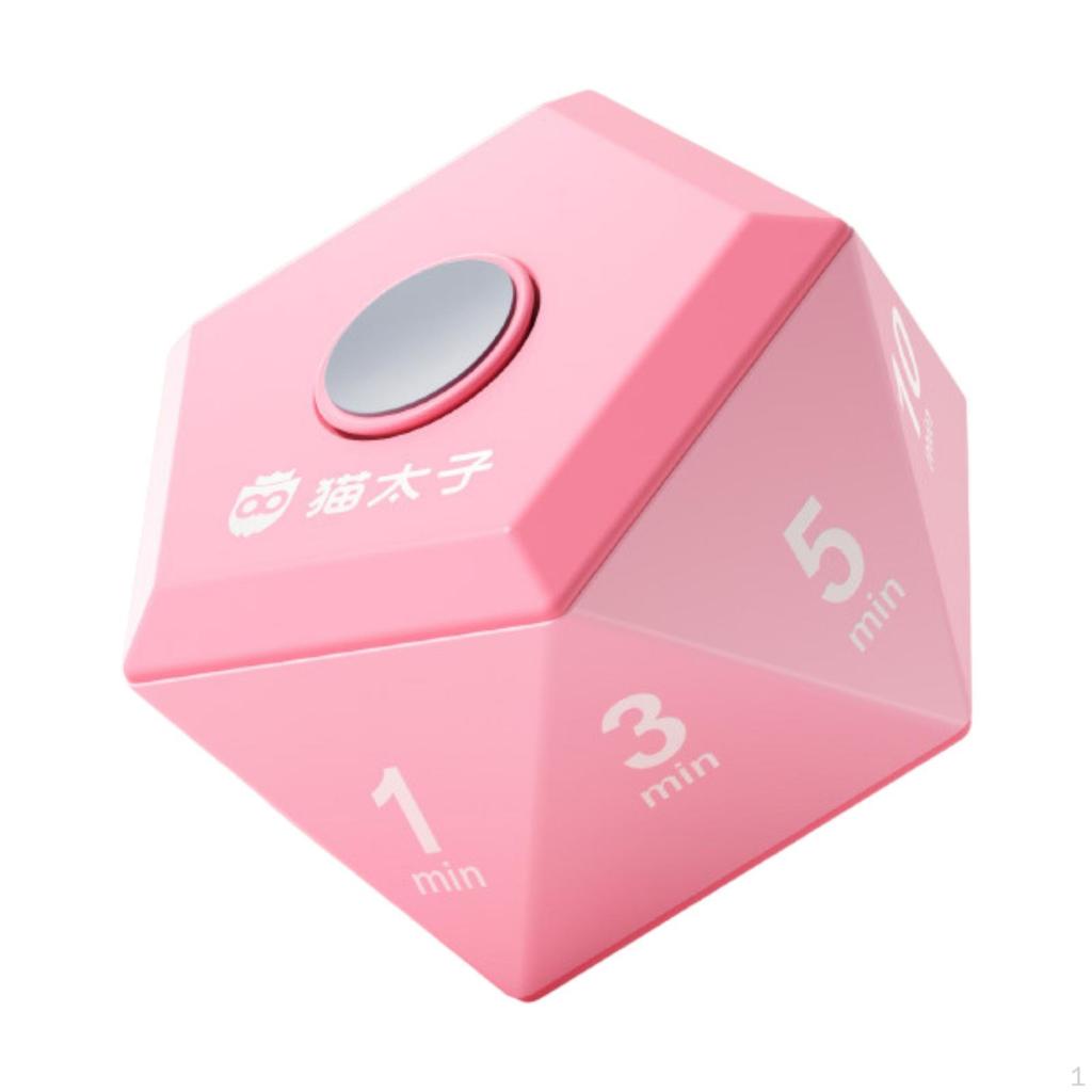 Детский кубический таймер Менеджер времени для учебы Пользовательская настройка времени Многофункциональный для кухни, класса