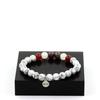 Stones and Minerals. Ruby Pearl Bracelet from Mogok, Burma, Myanmar + Red Agate + Made In France.