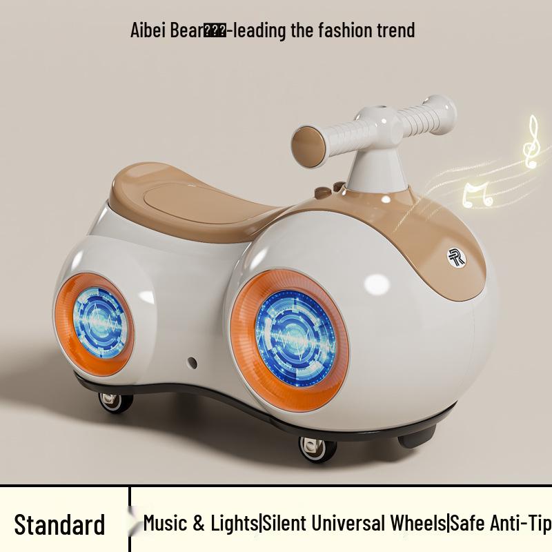 Одобренные знаменитостями детские ходунки и беговел: Бесшумная, противоударная машина-твист для детей в возрасте 1-3 лет