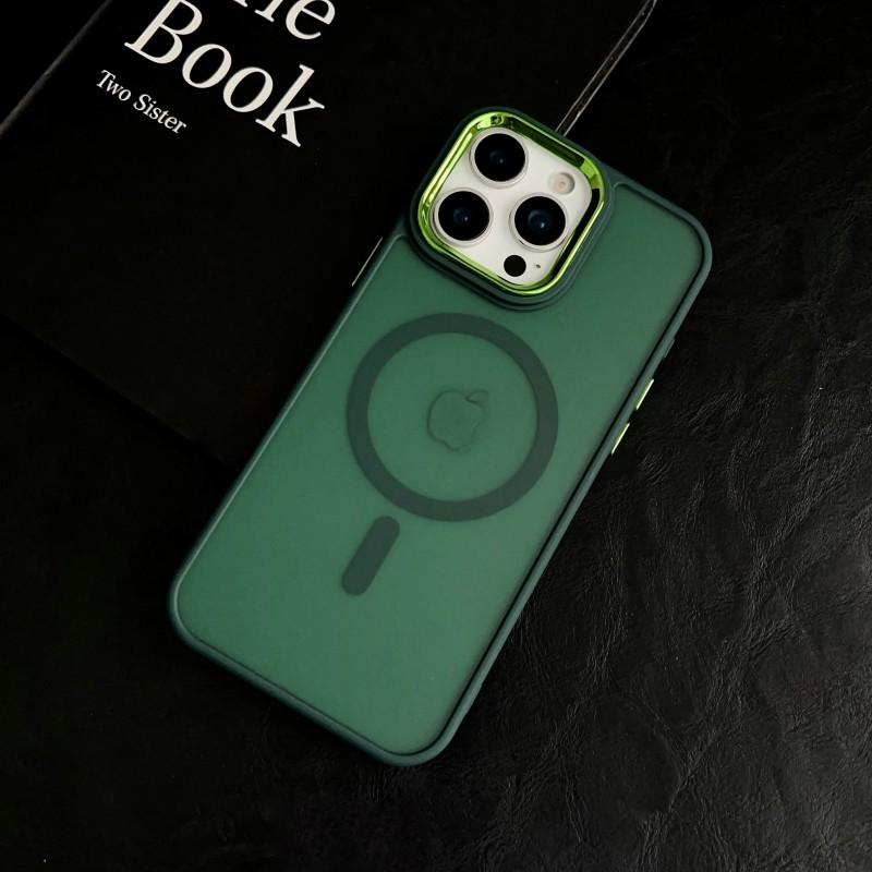 Magnetic Luxury Matte Translucent Armor Shockproof Case For iPhone 16 15 14 13 12 11 Pro Max Plus Magsafe Wireless Charge Cover