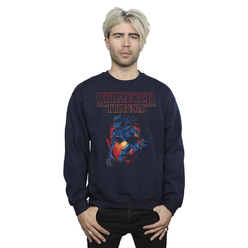 Netflix Mens Stranger Things Demo Cave Sweatshirt