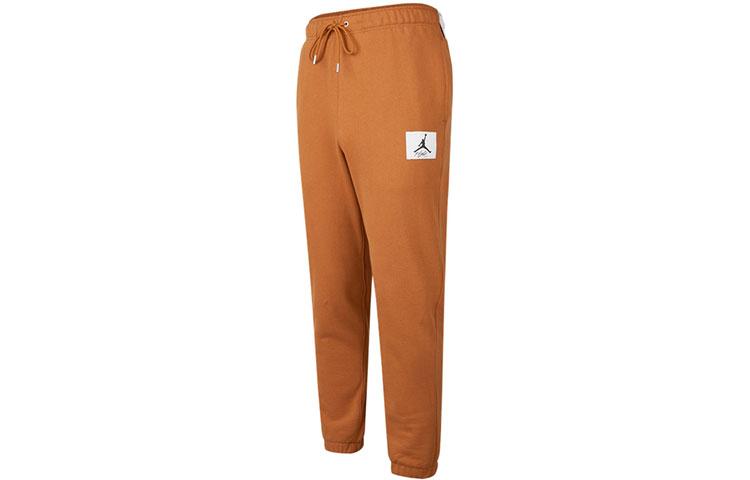 Men's Pants Jordan Essentials Statement Knitted Sweatpants Men's Brown Thickened Cuffed Pants
