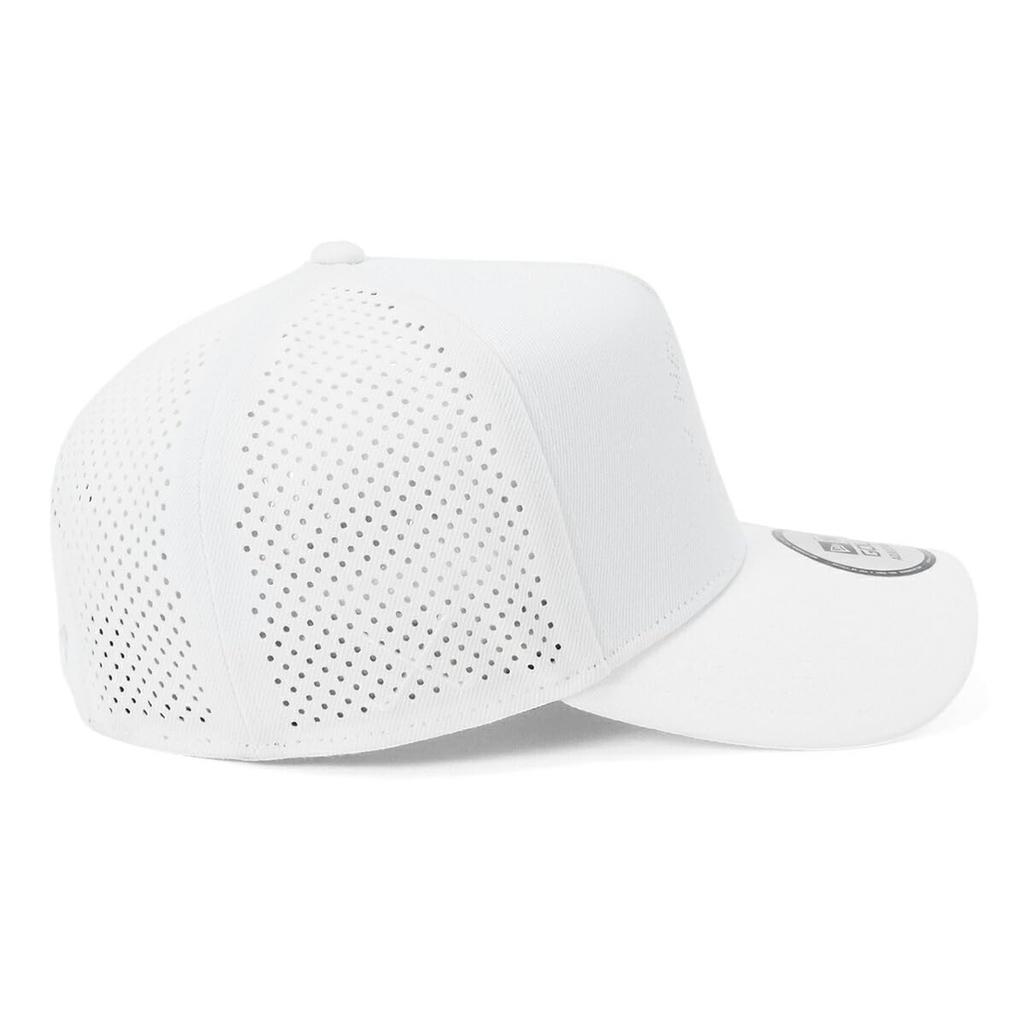 Кепка для гольфа Newera Mesh 9FORTY 14665538 NER32G0020 Белая, с лазерной перфорацией, изготовленная на заказ, кепка ONSPOTZ Snapback Q4TY, популярный размер, наклейка, регулировка размера