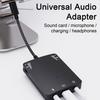 1 комплект интерфейса аудиоадаптера Компактная быстрая передача Стабильный размер Plug-and-Play Универсальный звук Внешняя карта Live