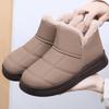 Women's Winter Chunky Platform Snow Boots Warm Lightweight Non-Slip Faux Fur Lining Ankle Booties Shoes Comfortable Fuzzy Walking Short Boot for Women