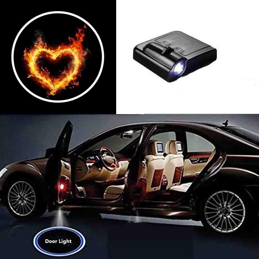 Автомобильный светодиодный теневой проектор. Приветственные огни. Приветственные огни. Лазерный проектор на двери автомобиля.