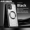 KEYSION Прозрачный магнитный чехол для Nothing Phone 2 1 Силикон+ПК Сверхпрочный противоударный чехол для телефона для Nothing Phone 1 2