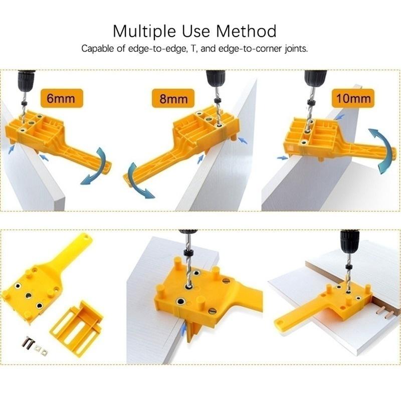 Woodworking Tool Handheld Drill Guide Hole Saw Tools Woodworking Dowelling Jig