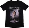 Megadeth Countdown To Extinction Tracks T Shirt Size Black