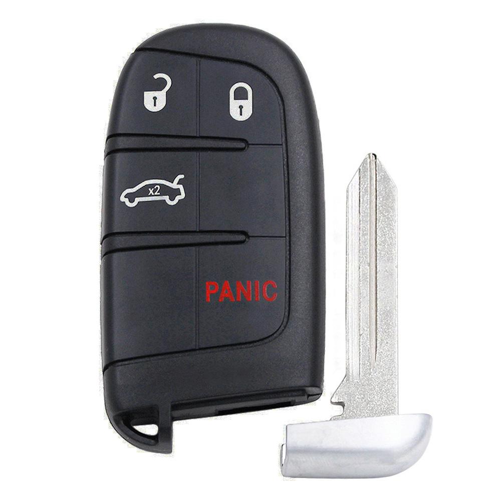 YOUBBA Smart Remote Key Shell For Jeep Renegade Compass Cherokee Dodge Ram 1500 Journey Charger Challenger Chrysler 1500 2/3/4/5