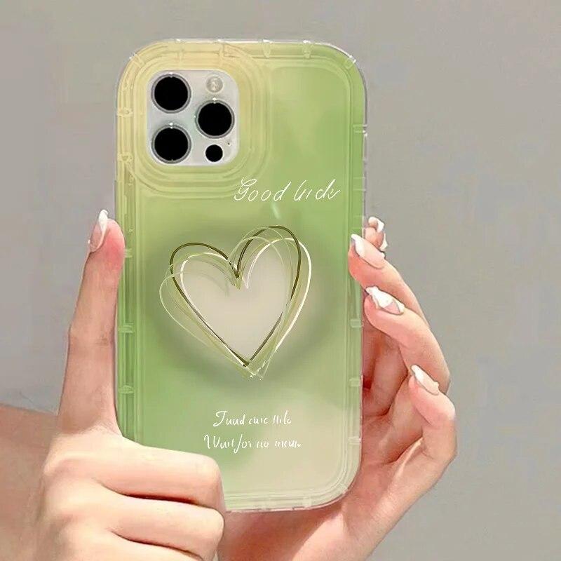 Чехол с милым акварельным рисунком для iPhone 14 Pro Max 13 12 11 Pro 14 15 Plus XR XS 7 8 Plus SE, модный воздушный противоударный мягкий чехол