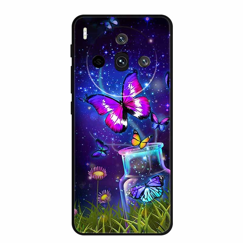 For ZTE nubia Z60S Pro Case Z60SPro Black Silicone Soft Back Cover Case For ZTE Nubia Z60S Pro Phone Case 6.78" Protective Shell