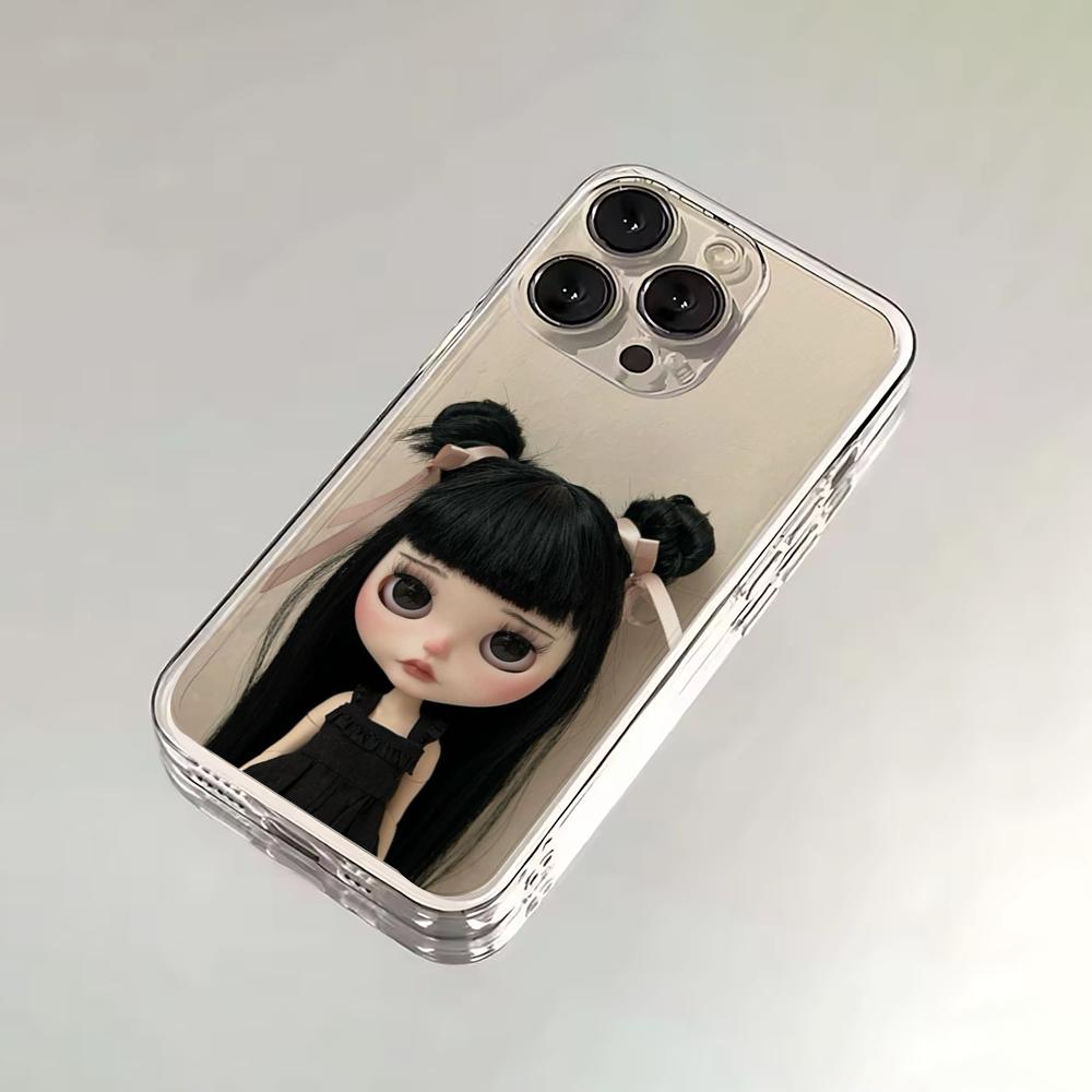 Doll B-BlytheS Cute Phone Case For iPhone 16,15,14,13,12,11 Plus,Pro,Max,XR,XS,X,7,8 SE,Mini Transparent Silicone Soft