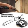 1/2Pcs Angle Grinder Wrench Multi-Specification Integration Adjustable Pin Wrench with Rotatable Key Pin Universal Fit Handle Tool