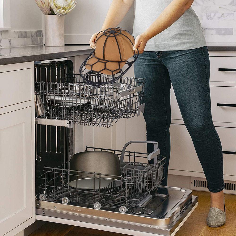 Сетка для стирки бейсболок, клетка-держатель, рамка, подставка для шляп для мытья в посудомоечной машине, полка для стирки в стиральной машине