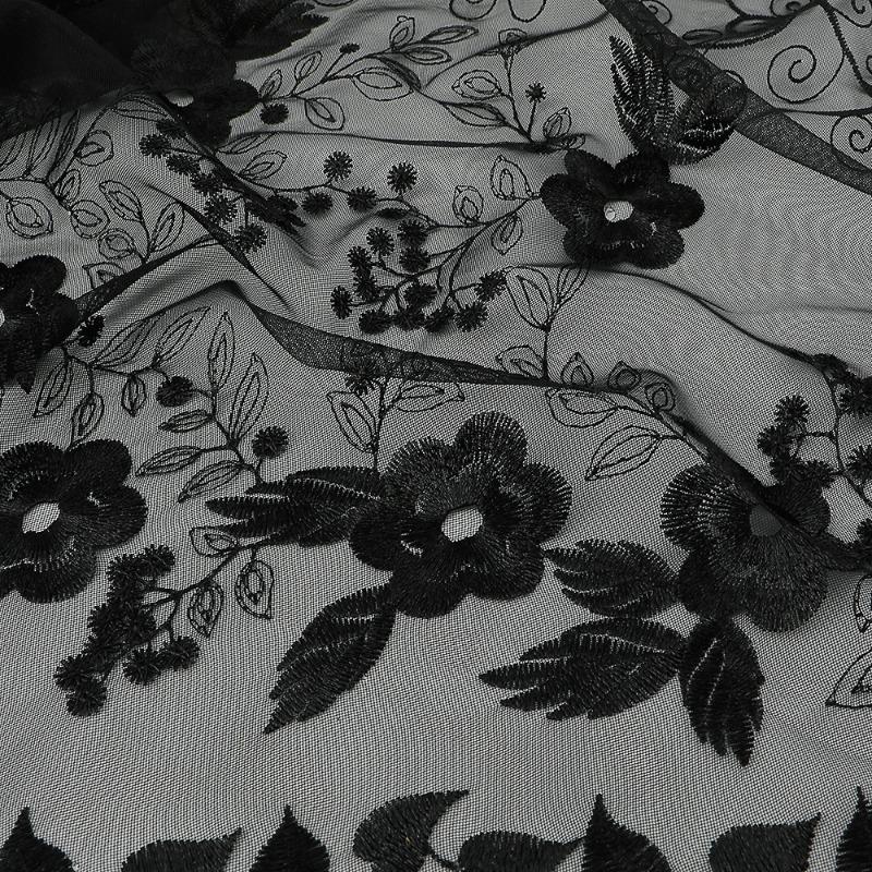 Solid Color Triangle Scarf Wedding Veil Black and White Scarf, Fashion Printed Lace Breathable Scarf