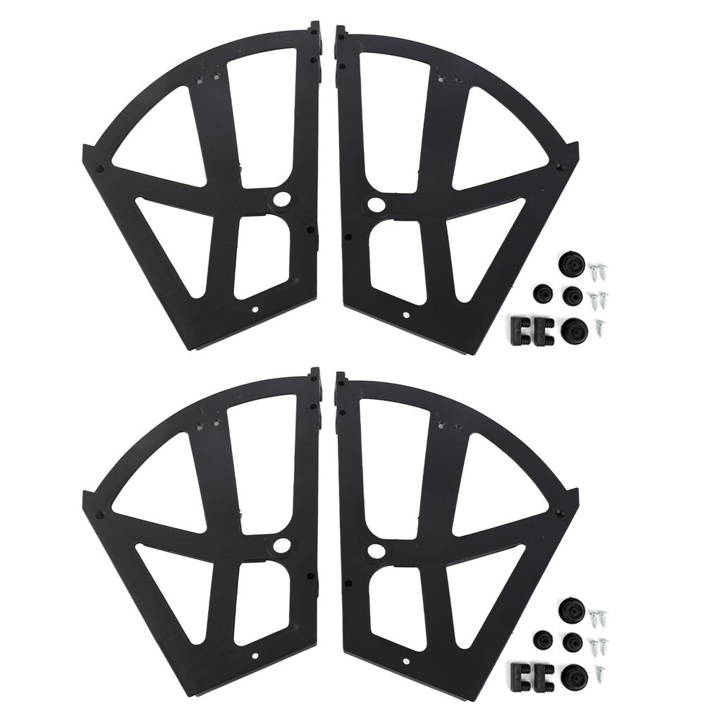4Pcs Set Home Furniture Shoes Drawer Cabinet Hinge Flip Plate Frame Turning Rack Accessory