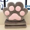 Милые кошачьи лапы, плюшевые игрушки, подушки для тела, каваи, офисное кресло, автомобильная подушка, мягкие мультяшные подушки, плюшевые детские игрушки, подарок, домашний декор