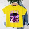 Хлопковые футболки для девочек и мальчиков, топы Jinu Kpop Demon Hunters, летняя детская одежда 2025, модная футболка из фильма, топы с коротким рукавом для малышей