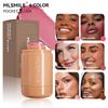 Pocket Powder Blusher Stick 6 Color Natural Highlight Brightening Portable Lip and Cheek Dual-use Powder Blusher Cream
