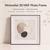 Минималистичная настенная фоторамка из МДФ для гостиной, спальни, домашнего декора